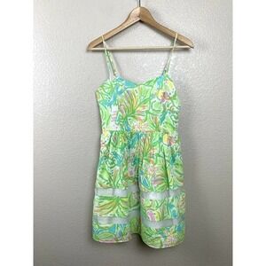 Lilly Pulitzer Ollie Fit Flare Dress Elephant Ears